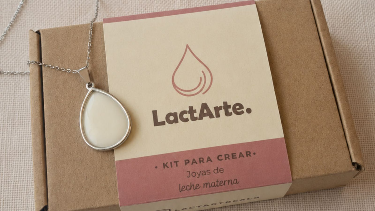 Joya de leche materna hecha en casa con kit LactArte en Venezuela